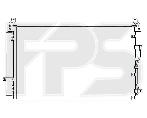Радіатор кондиціонера Hyundai ix55 2007-2012, 976063J100