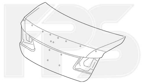 Кришка Багажника Задня Права Honda Accord 2013-2015