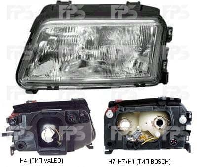 Фара передня AUDI A4 1995-2001