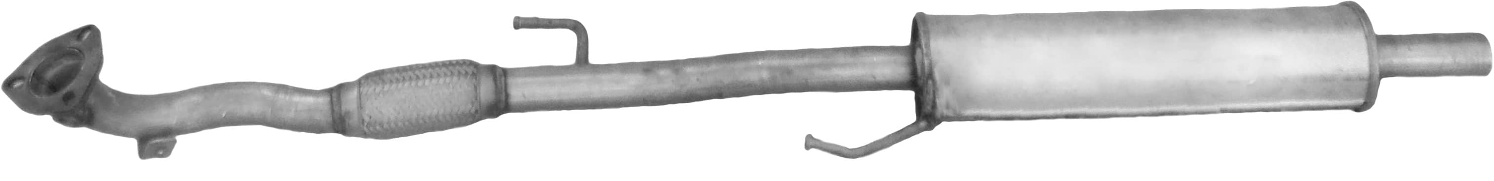 Глушник Передній Seat Cordoba 2002-2009, 6Q0253091AA, 6Q0253091S, 6Q0254501L, 6R0253059CJ, 6R0253091