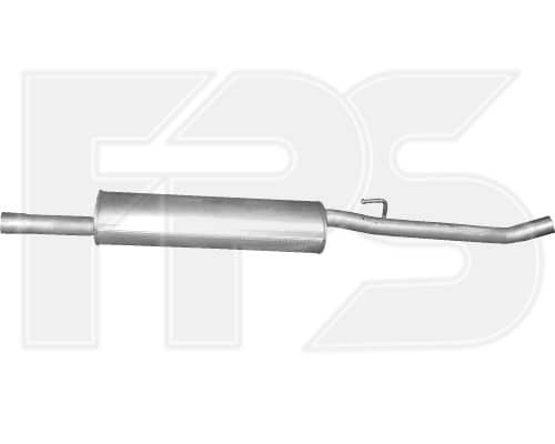 Глушник Посередені Citroen Jumpy 1996-2003, 1717Q7, 9456200580