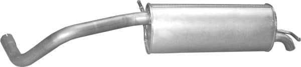 Глушник Задній Seat Ibiza 2002-2009, 6Q6253609AL