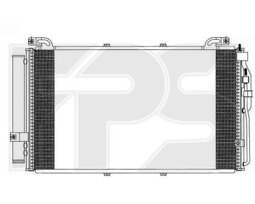 Радіатор кондиціонера Hyundai Matrix 2001-2005, 9760617000, 9760617001
