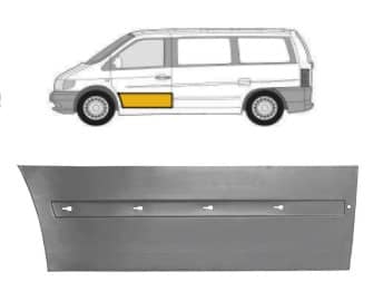 Ремчастина Металева Передня Ліва Mercedes-Benz V-Class 1996-2002