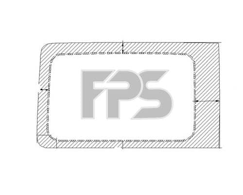 Скло Автомобільне(бокове) Праве Opel Combo 2001-2011