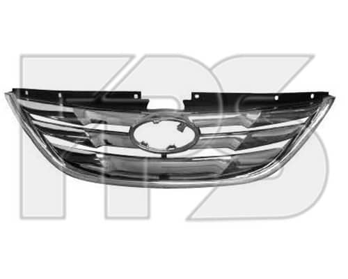 Решітка Пластикова Передня Права Hyundai Sonata 2010-2014