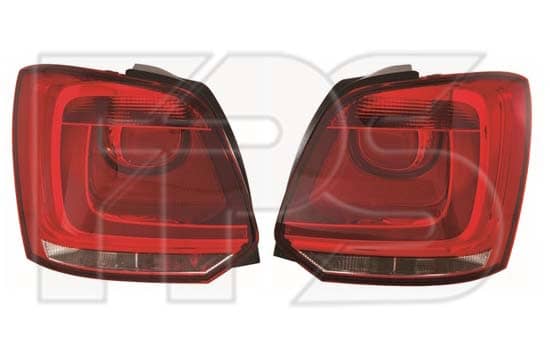 Ліхтар Задній Задній Правий Volkswagen Polo 2009-2015, 6R0945096A, 6R0945096AF, 6R0945096AH, 6R0945096C, 6R0945096G, 6R0945096L, 6R0945096N