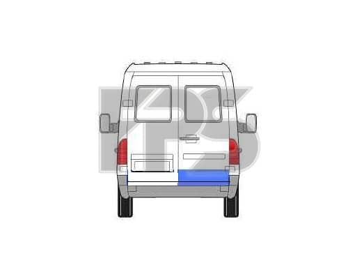 Ремчастина Металева Задня Права Mercedes-Benz Sprinter 1995-2000