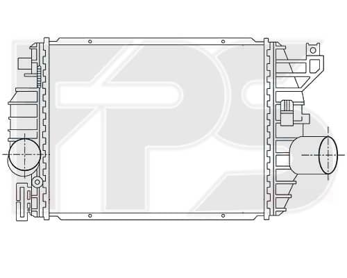 Радіатор Наддуву Mercedes-Benz V-Class 1996-2002, 6385012901, A6385012901