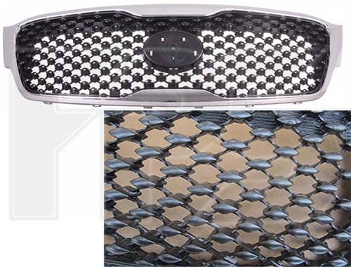Решітка Радіатора Пластикова Передня Права Kia Sorento 2015-2018