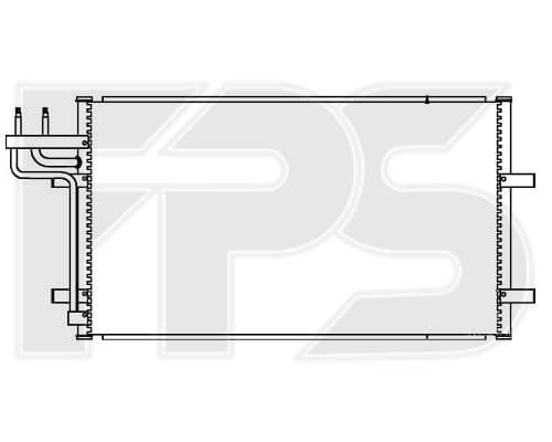 Конденсатор кондиціонера FORD C-MAX 2007-2009