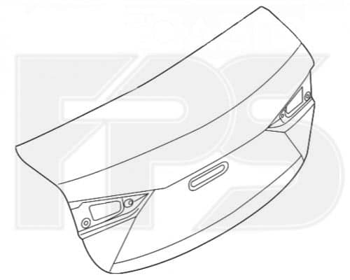 Кришка Багажника Задня Права Mazda 3 2013-2016