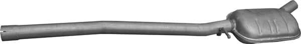 Глушник Посередені Skoda Superb 2002-2008, 3T0253181AE, 3T0253181BE