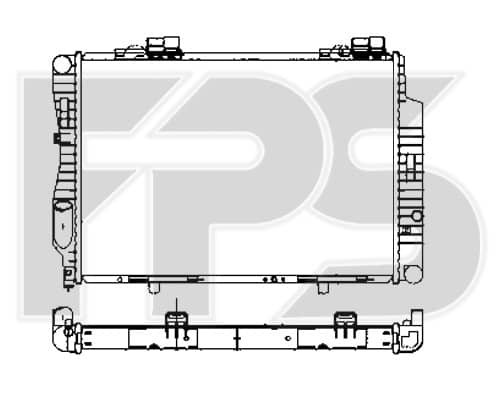 Радіатор Охолодження Mercedes-Benz C-Class 1993-2000, 2025004103, A2025004103