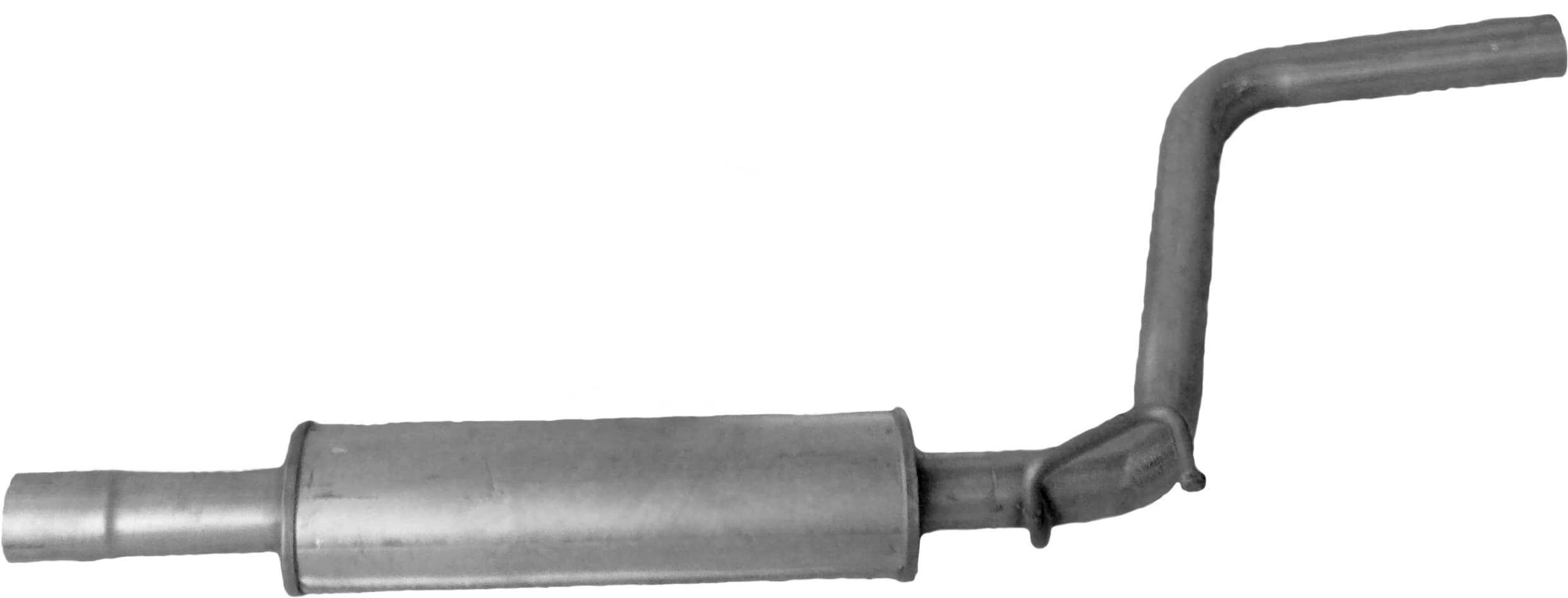 Глушник Посередені Volkswagen Caddy 2004-2010, 2K0253209A, 2K0253209N