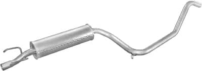 Глушник Посередені Opel Corsa 1993-2000, 5852817, 5852963, 852009, 90467569, 90541760