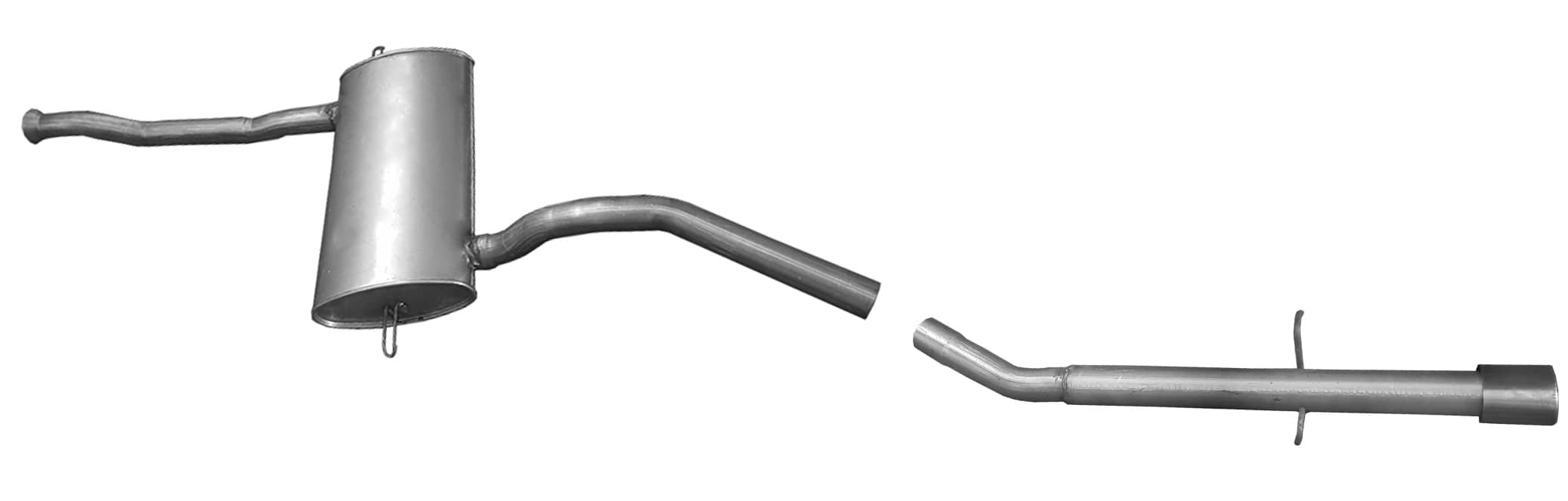 Глушник Посередені Volvo C70 1997-2005, 8631007, 9135407, 9161065, 9458091, 9470686