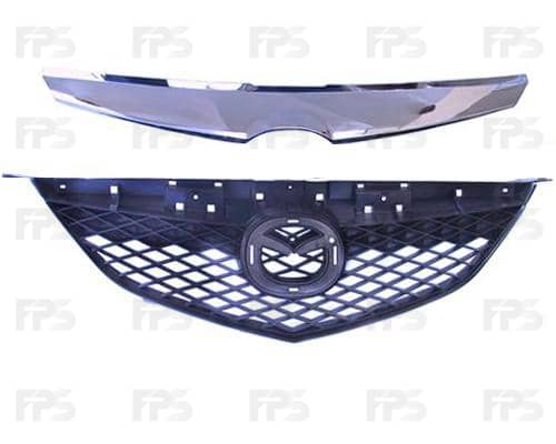 Решітка Пластикова Передня Права Mazda 6 2002-2008