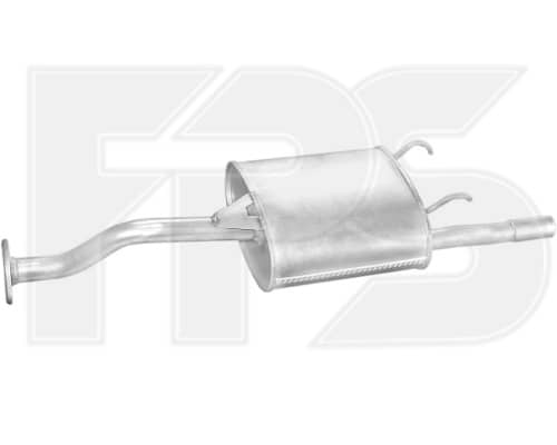 Глушник Задній Honda Civic 1995-2000, 18030-S04-E40, 18030-SR4-A20, 18031-SR4-505, 18307-SR4-A21