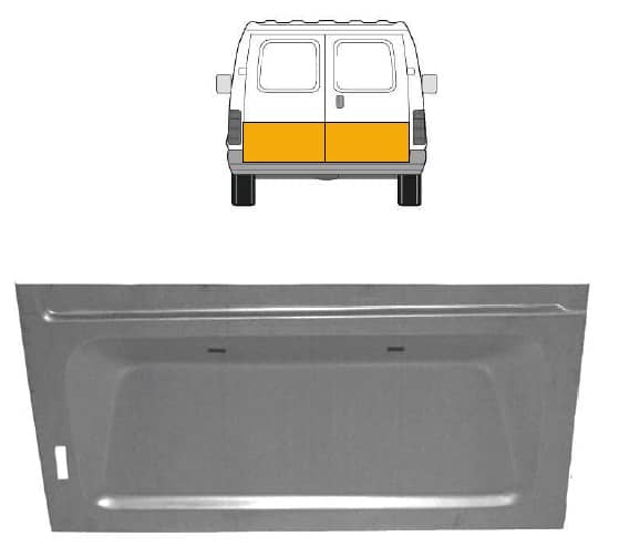 Ремчастина Металева Задня Ліва Ford Transit 1986-1991