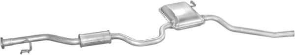 Глушник Посередені Ford Sierra 1987-1993, 1643406, 5020695, 6162050