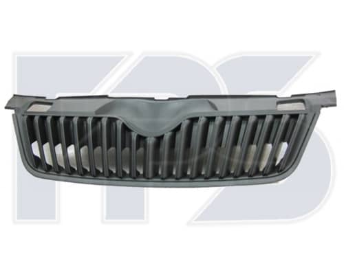 Решітка Пластикова Передня Права Skoda Fabia 2010-2014, 5J0853668B9B9