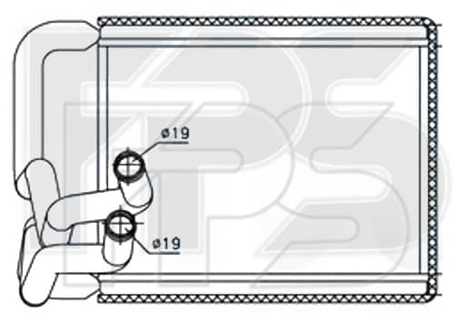 Радіатор Пічки Hyundai Elantra 2006-2010, 971382H000