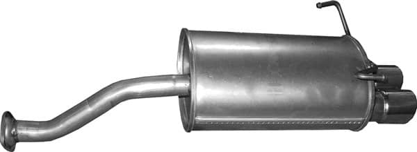 Глушник Задній Honda Civic 2000-2005, 18030-S5TR01, 18307-S5TR2