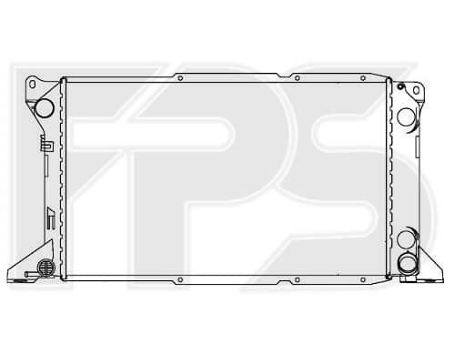 Радіатор Охолодження Ford Transit 1995-2000, 1671826, 7045714, 7242485, 94VB8005GC, ME94VB8005GC