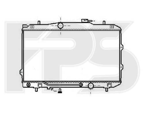 Радіатор Охолодження Kia Cerato 2006-2009, 253102F840, 253102F850, 253102F900