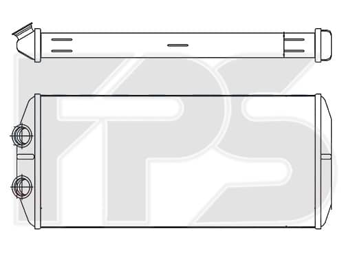 Радіатор Пічки Citroen Berlingo 2008-2012, 6448Q6, 6448S6