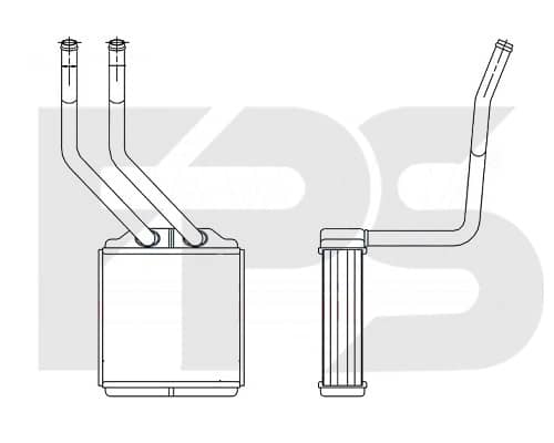 Радіатор Пічки Ford Transit 2006-2013, 4041957, YC1H18476CA