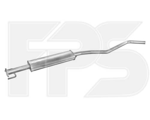 Глушник Посередені Opel Vectra 1995-1999, 5852014, 5852867, 90500109, 90573392