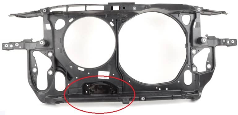 Панель Передній Правий Skoda Superb 2002-2008, 3B0 805 594 AH, 3B0 805 594 AP, 3B0 805 594 BB, 3B0 805 594 BH