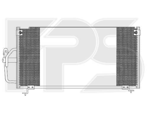 Радіатор кондиціонера Mitsubishi Galant 1997-2003, MR298795