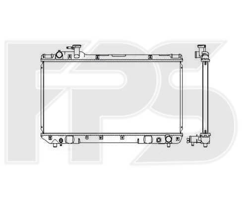 Радіатор Охолодження Toyota RAV4 1994-2001, 164007A110, 164007A111