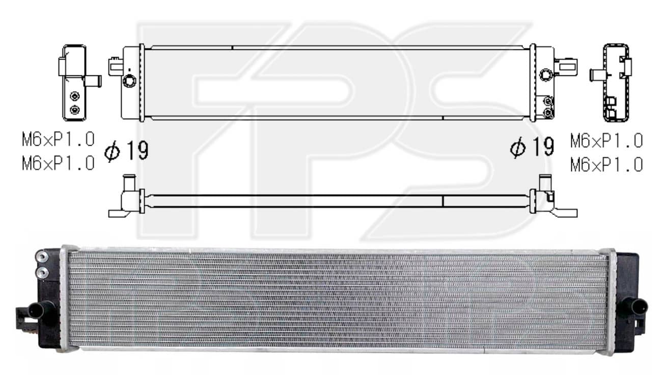 Радіатор Охолодження Lexus NX 2021+, G901042030, G901078030