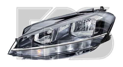 Фара Передня Передня Права Volkswagen Golf 2017-2020, 5G1941006D