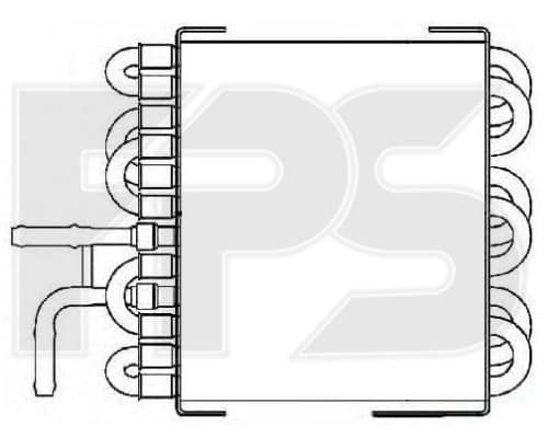 Радіатор Охолодження Mercedes-Benz C-Class 2000-2007, 2035010001, A2035010001