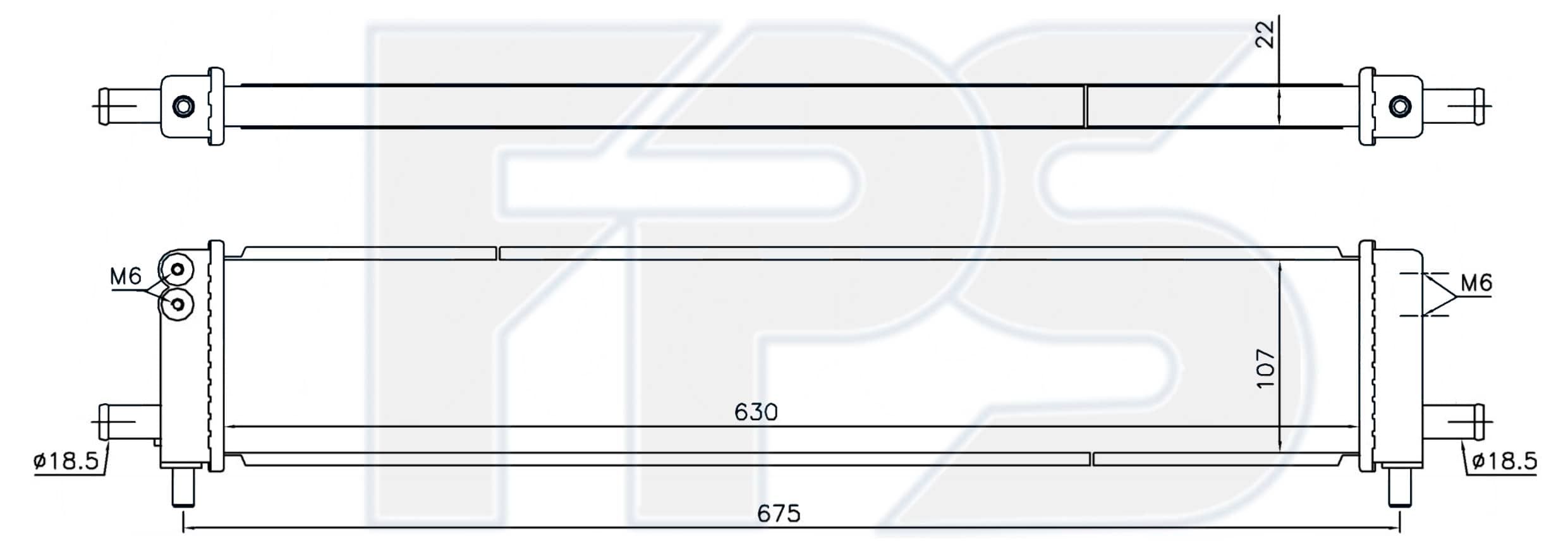 Радіатор Охолодження Lexus NX 2014-2017, G901078010