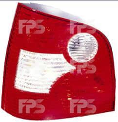Ліхтар Задній Задній Лівий Volkswagen Polo 2002-2005, 1623580261, 6Q6945095B, 6Q6945095G
