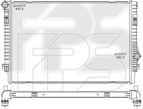 Радіатор охолодження AUDI A3 2020-2024