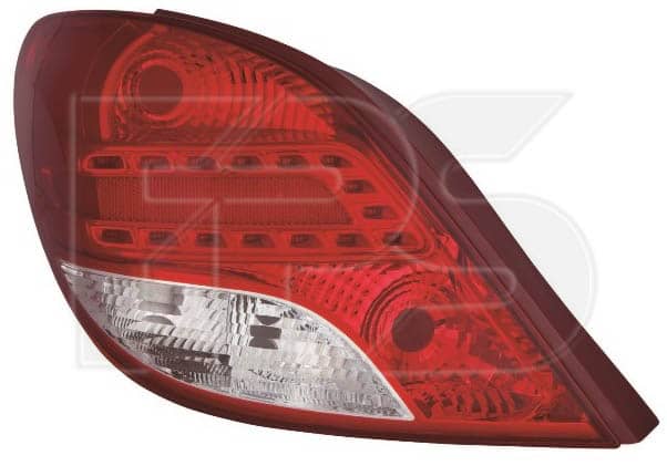 Ліхтар Задній Задній Правий Peugeot 207 2006-2012, 6351HQ, 9682S9