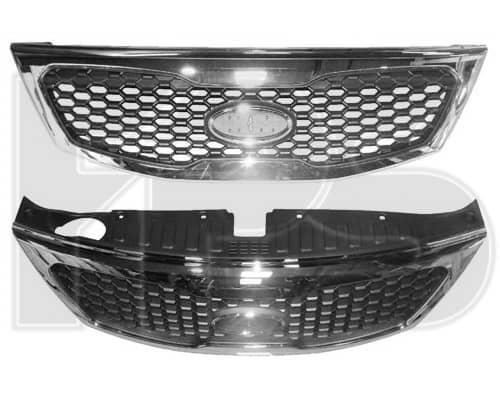 Решітка Пластикова Передня Права Kia Sorento 2010-2013