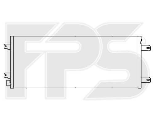 Радіатор кондиціонера Opel Movano 2003-2009, 2765000QAN, 4401424, 4415071, 7701057122, 9109424, 93179746, 8660003451