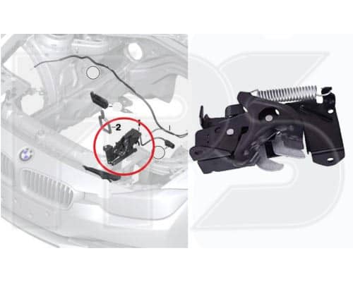 Кріплення Металеве Передня Ліва BMW 1 2011-2015