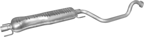 Глушник Посередені Opel Zafira 1999-2005, 24436127, 24455256, 58 52 072, 58 52 132