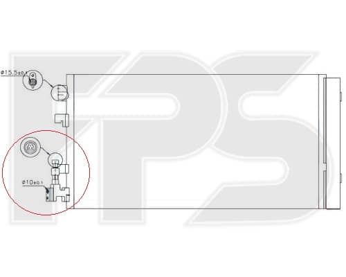 Радіатор кондиціонера Renault Fluence 2010-2017, 8660003443, 921000005R, 921100001R