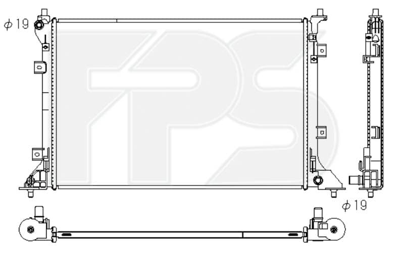 Радіатор охолодження KIA EV6 2021-2024