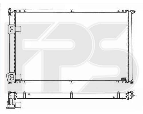 Радіатор Охолодження Opel Movano 1998-2003, 4501136, 9161436
